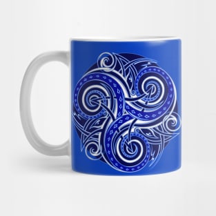 Celtic disk and Triskele symbol Mug